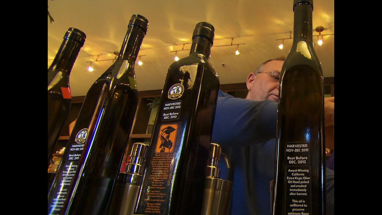 CBS News Sunday Morning - Calif. making a dent in the olive oil market