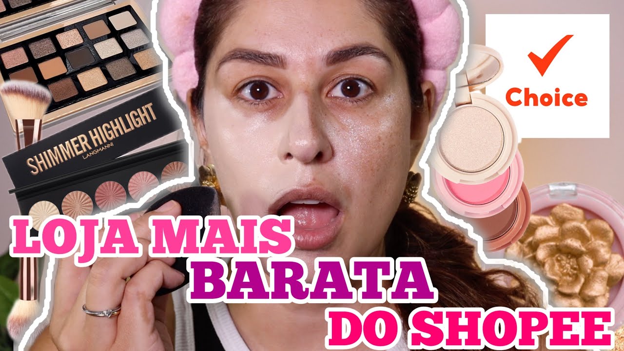 TESTANDO COMPRINHAS da LOJA *MAIS BARATA* DO SHOPEE * Choice Official Shop