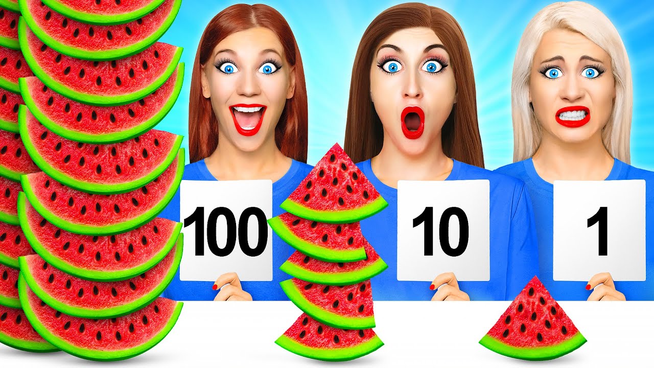 100 Layers of Food Challenge | Delicious Recipes by Multi DO Food Challenge