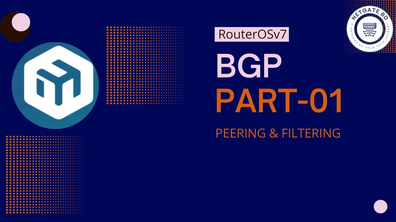 MikroTik|| RouterOS v7 || BGP Part 01