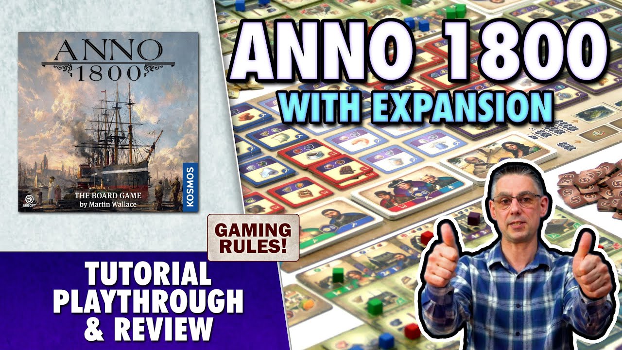 Anno 1800 with expansion: Tutorial, Playthrough, & Review