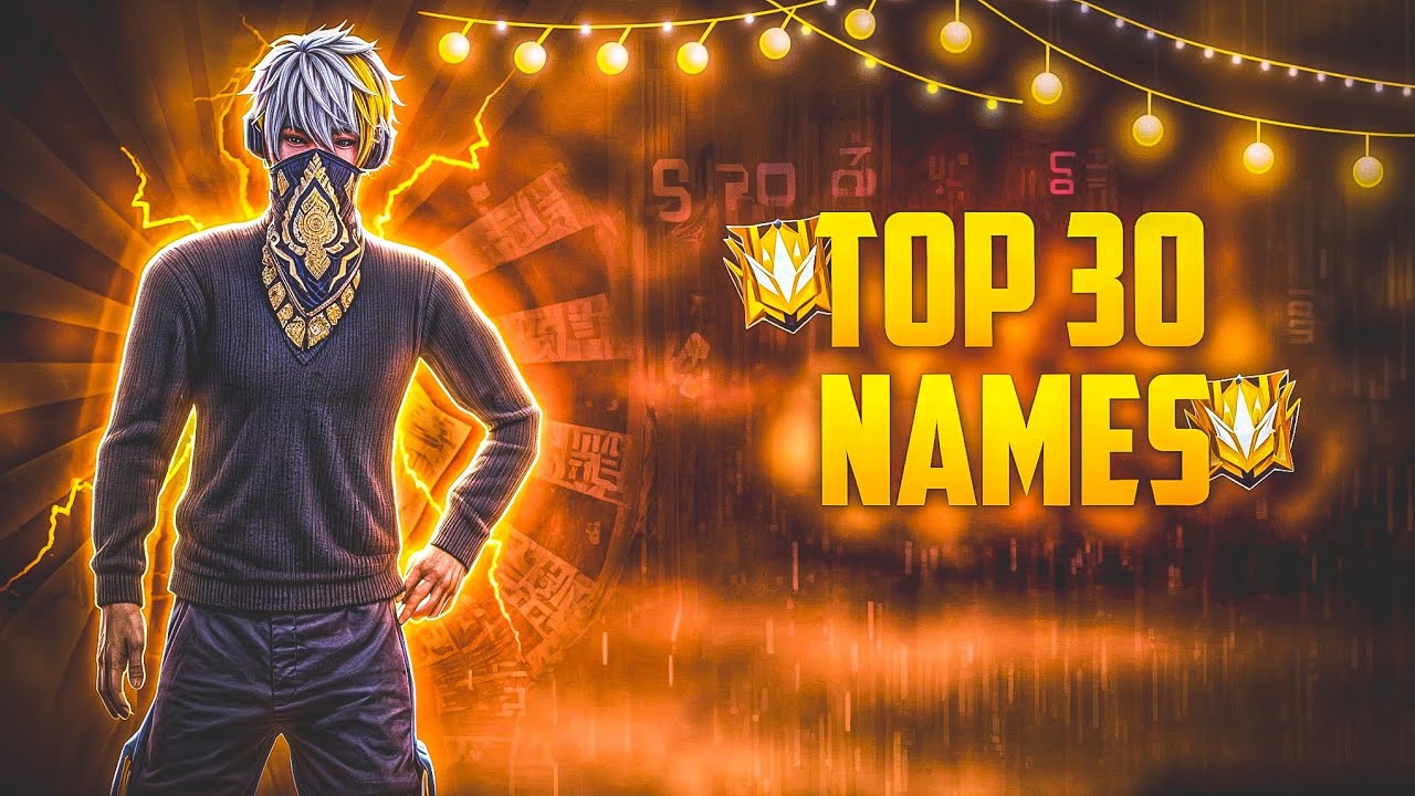 Top 30 Stylish Nicknames 😘 | Free Fire Most Use and Stylish Names Max Deepak