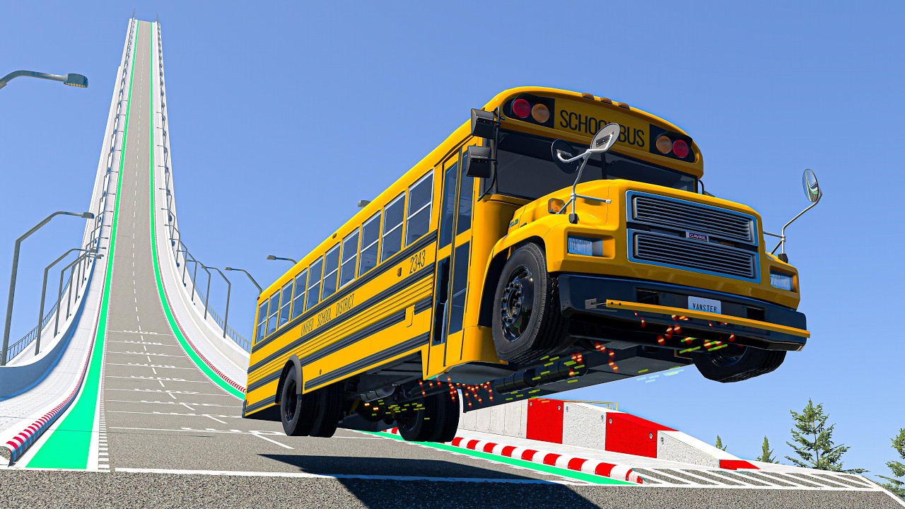 EXTREME Big Ramp Car Jumps &ndash; The Landings Are BRUTAL! | BeamNG.Drive 0.39