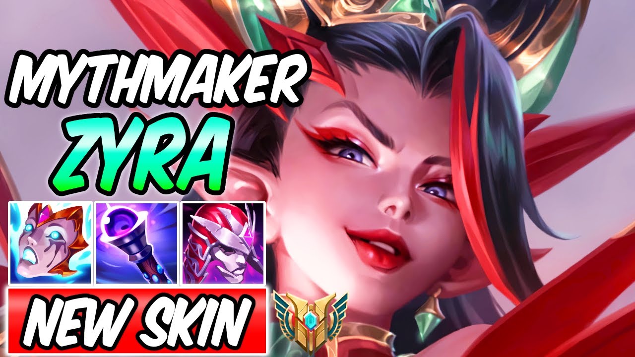 MYTHMAKER ZYRA MID FULL AP GAMEPLAY TRIPLE BURN | Best Build & Runes Season 13 | League of Legends