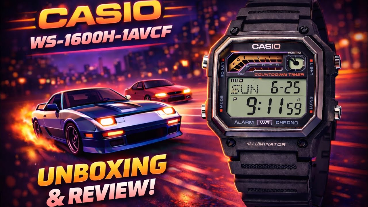 Casio WS-1600H-1AVCF FULL Review & Unboxing – Is This the Best Budget Beater?