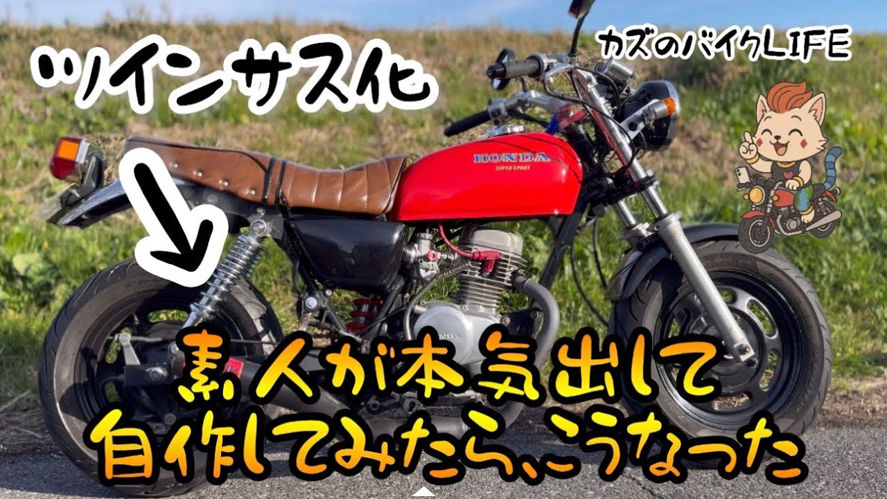 素人が本気出してツインサスを自作したら、こうなった‼︎よい子は真似しないでね‼︎