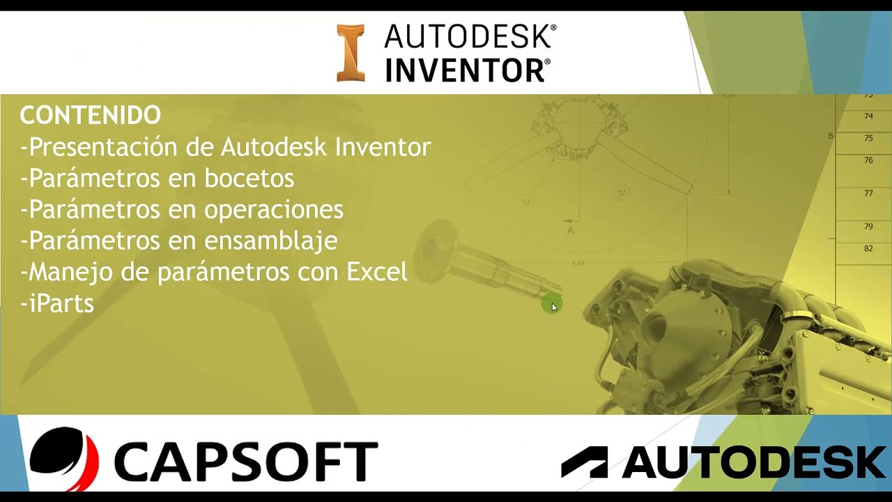Parámetros en Autodesk Inventor