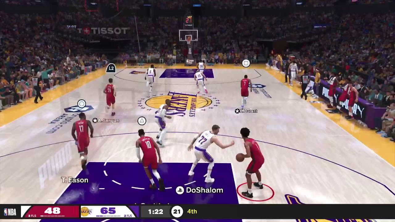 NBA 2K26 HOUSTON VS LA