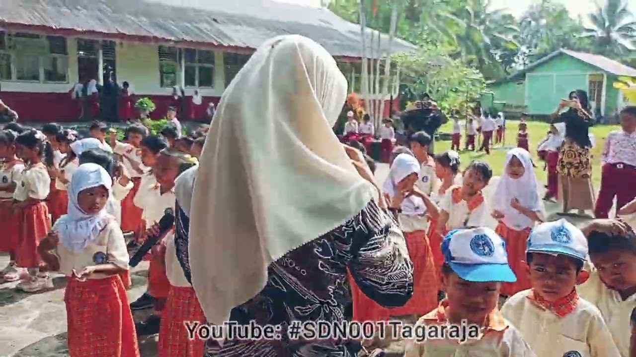 SEKOLAH TK PEMBINA BERKUNJUNG KE SEKOLAH ADIWIYATA SD NEGERI 001 TAGARAJA