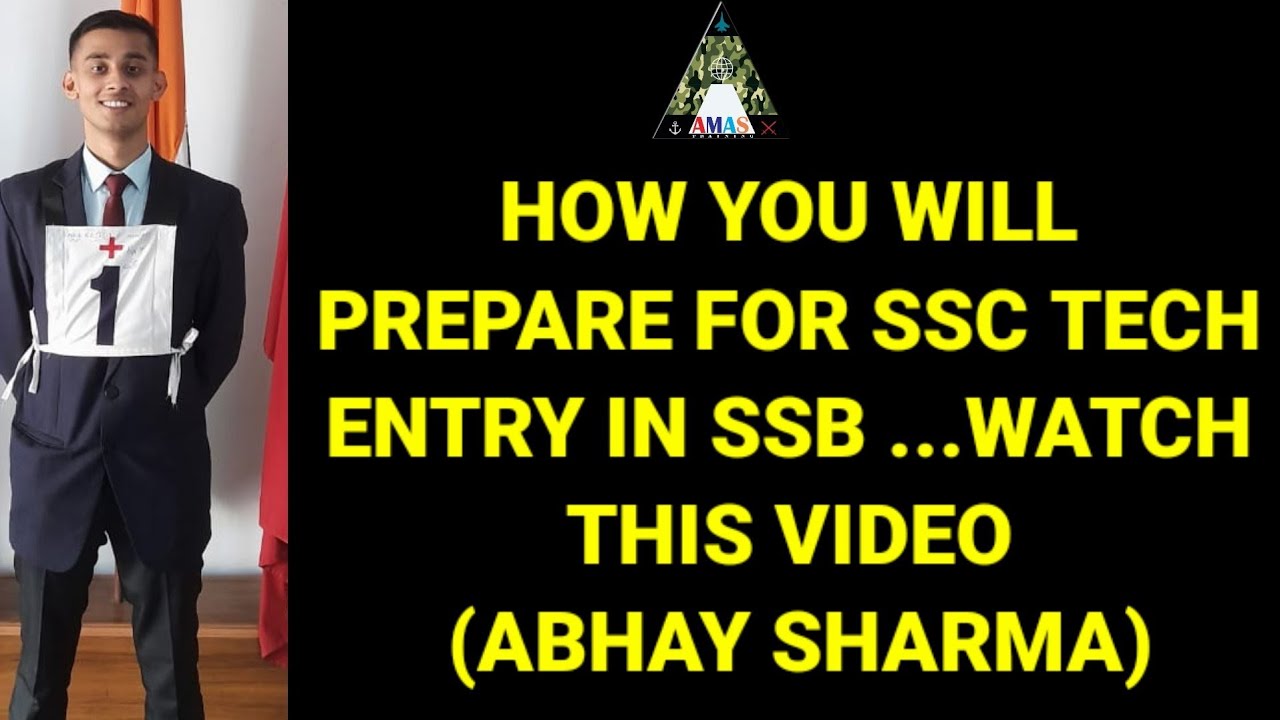 HOW YOU WILL PREPARE FOR SSC TECH ENTRY IN SSB INTERVIEW @amastrainingssb