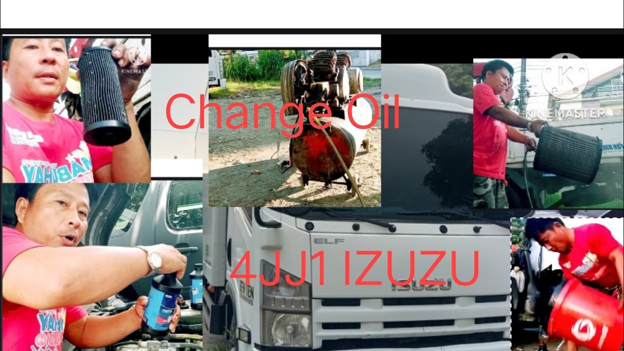 EP133-P1IZUSU 4JJ1 Change oil And Replacement Element