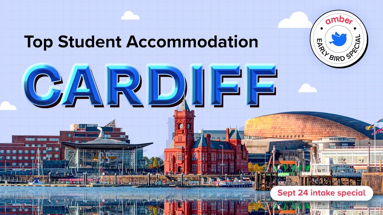 Top Student Accommodations in Cardiff, UK | Early Booking Advantage | amber