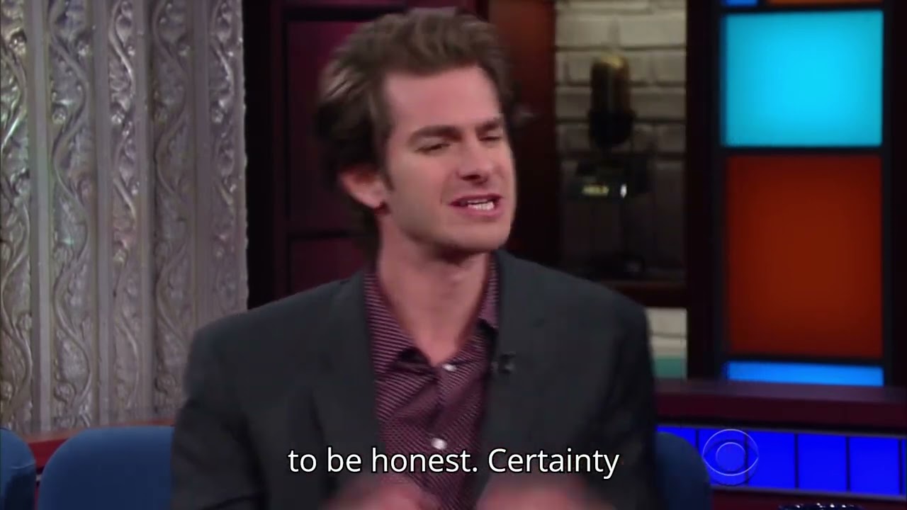 Andrew Garfield on God and Certainty