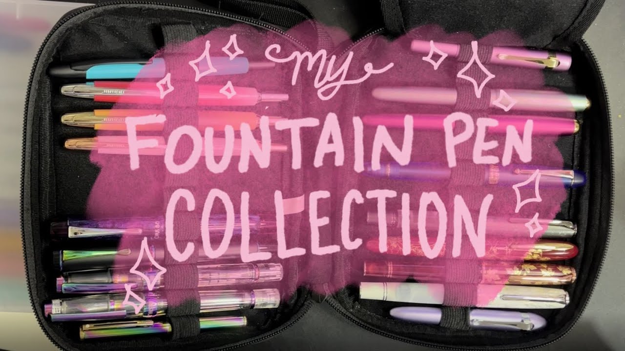 My Fountain Pen Collection!! | my first video