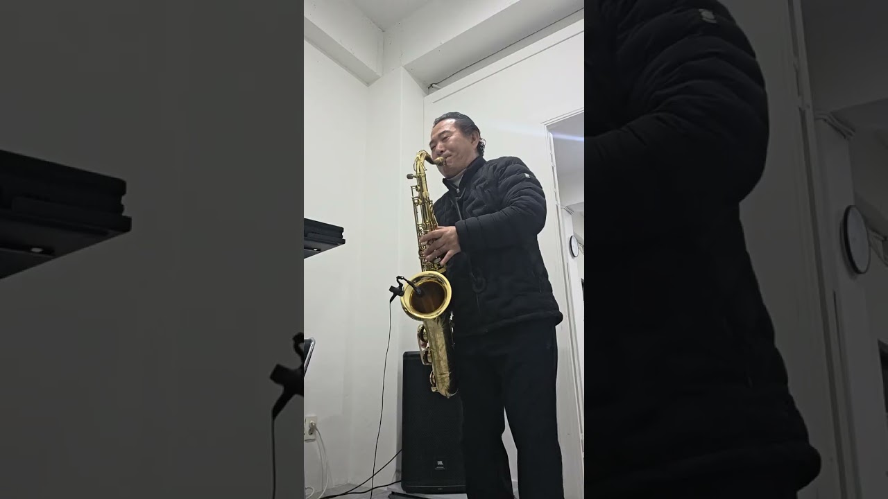 빗물 ☔️☂️🌧🌂🌦⛈️ (송골매 )색소폰 연주영상입니다
