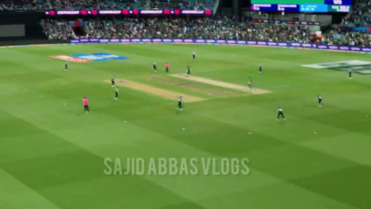 Pakistan vs New Zealand winning moments at Sydney cricket ground