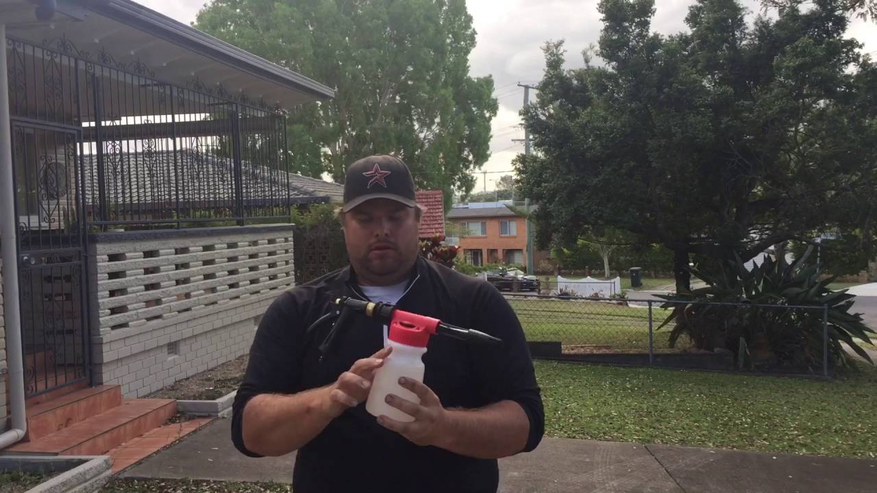 Foam Spray Gun Review - connects to garden tap