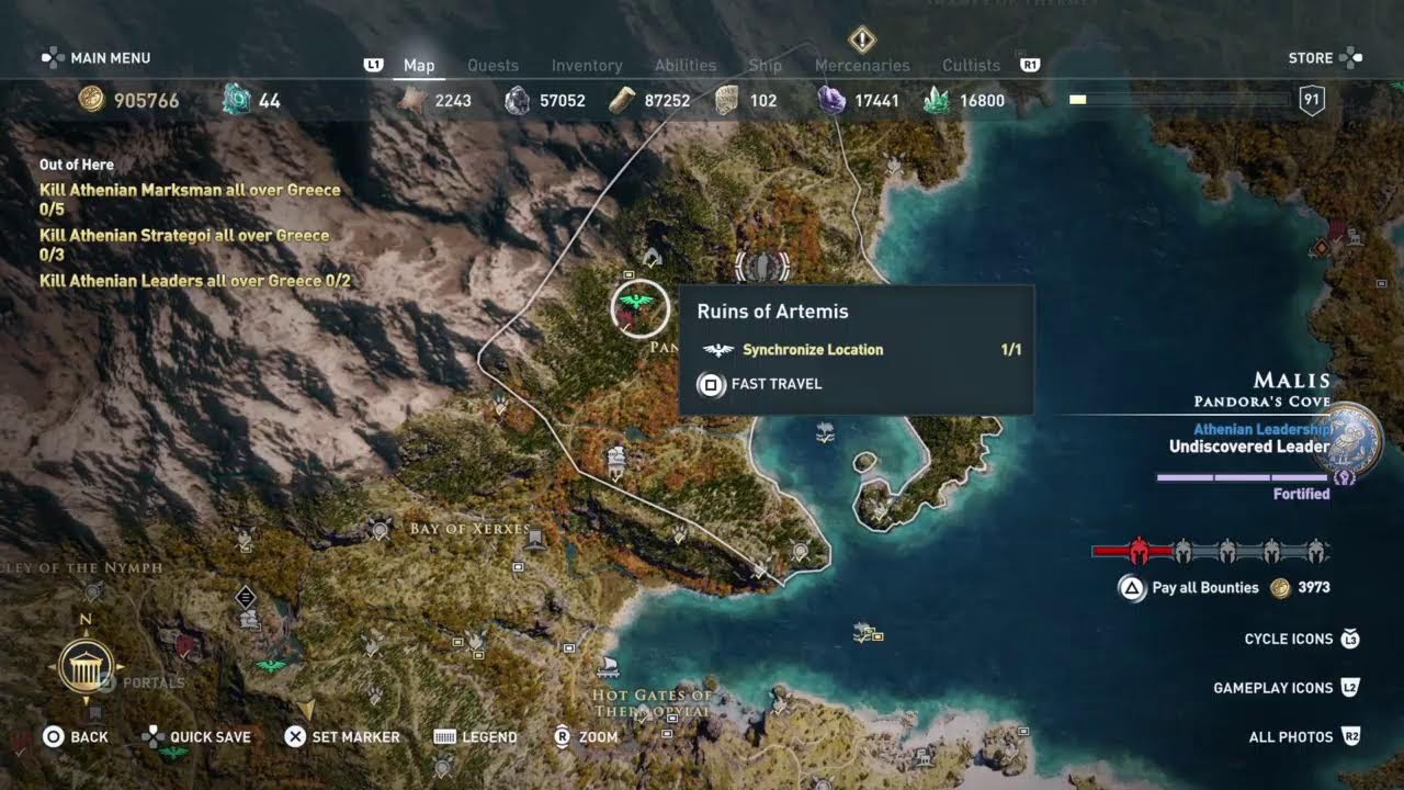 Assassin  Creed Odyssey #297 LEVEL UP 91! Lakedaimonia, Hammer of Horns _PS4 Live Stream