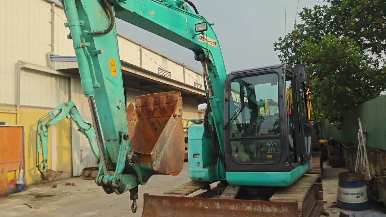 Giới thiệu máy xúc Kobelco SK70SR-2 cần cứng đường búa xích guốc chất AE cần liên hệ: 0988273763