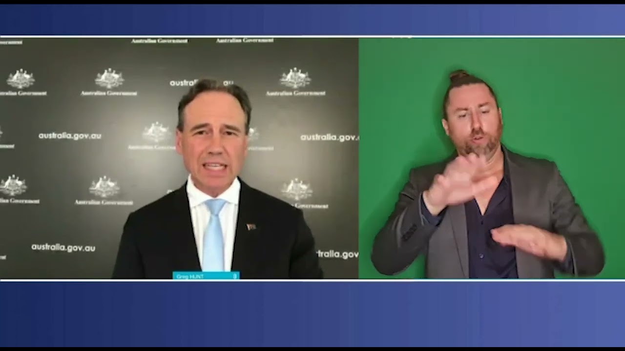 Press Conference - The Hon Greg Hunt MP and Chief Medical Officer Paul Kelly