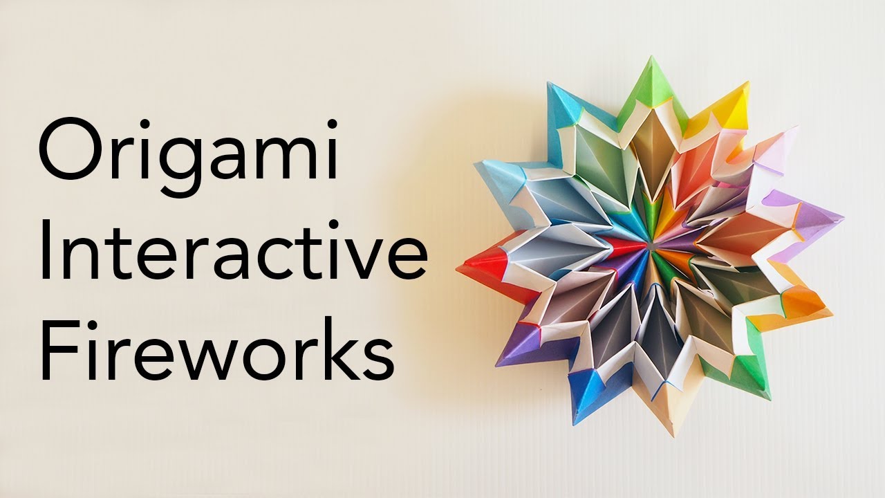 Tutorial for Origami Interactive Fireworks Toy (Yami Yamauchi)