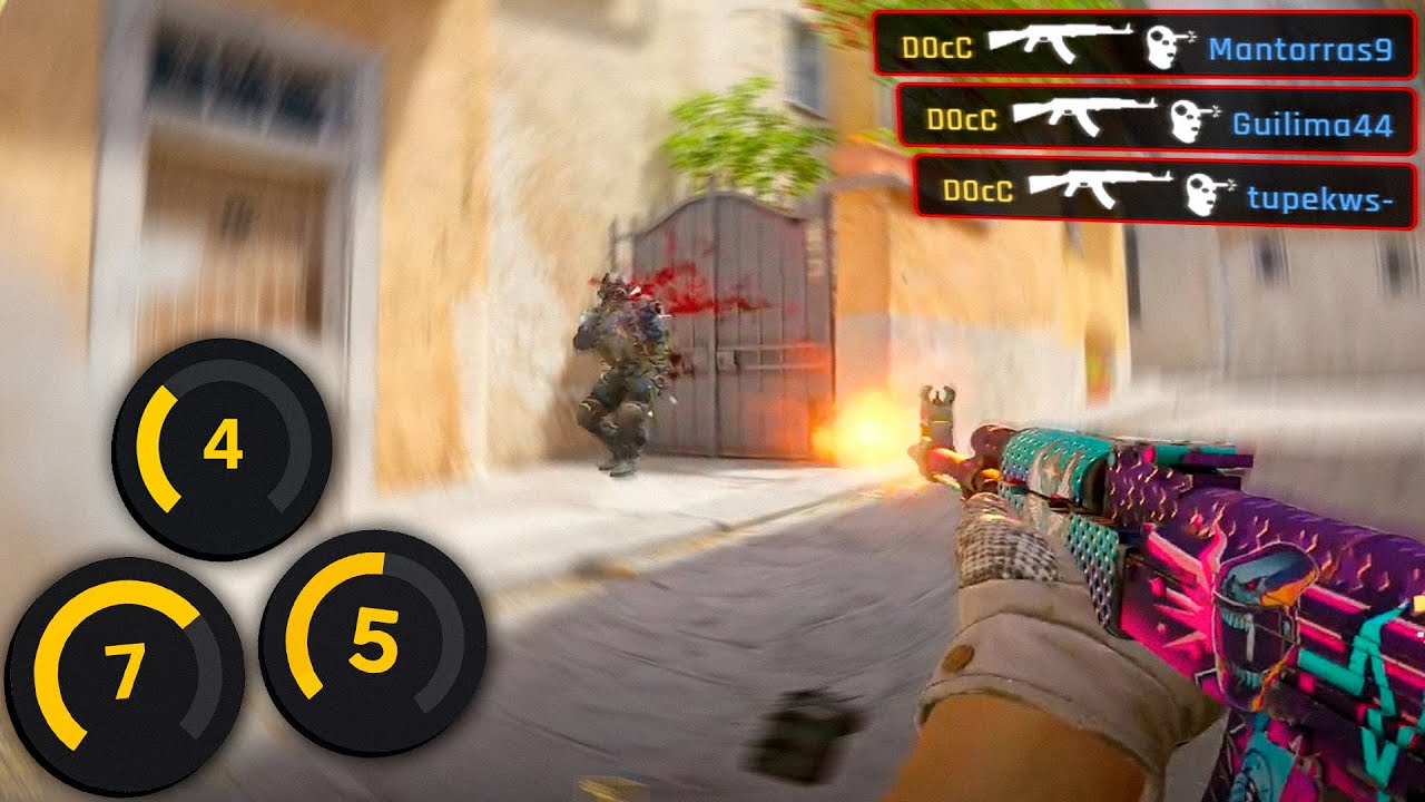 D0cC TRYHARDING these YELLOW FACEIT LVL'S