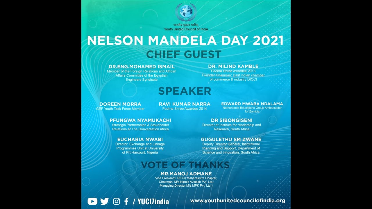 Nelson Mandela day 2021 full video -YUCI