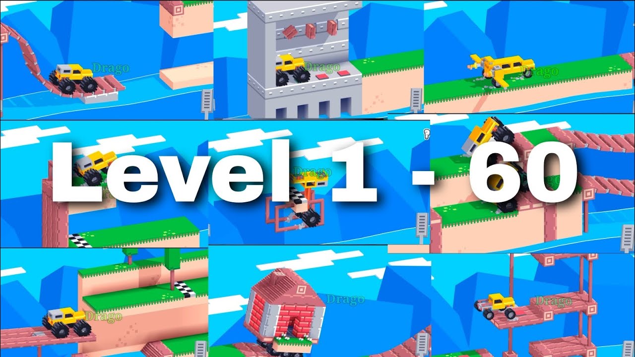 Fancade Drive Mad level 1,2,3,4,5,6,7,8,9,10,11,12,13,14,15,16,17,18,19,20,21,22,23,23,25...Gameplay