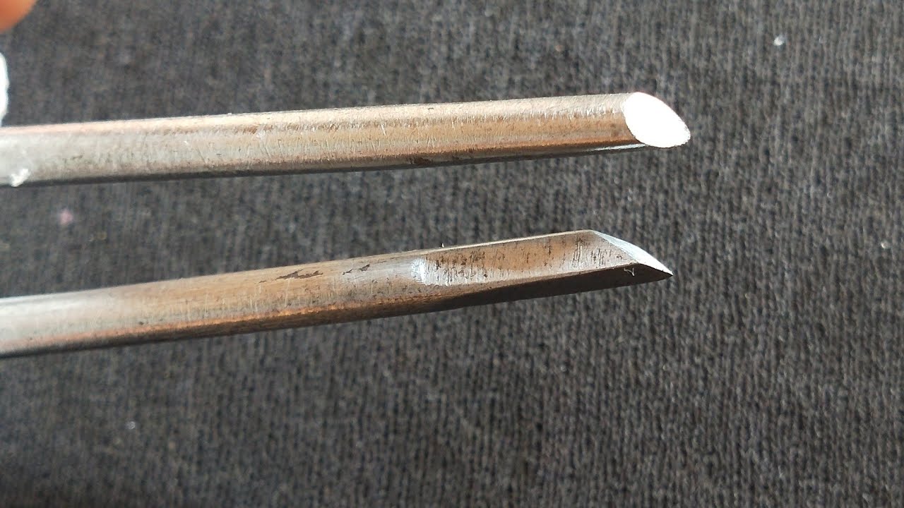 How to make Metal Engraving Chisels with Nails [Tutorial]