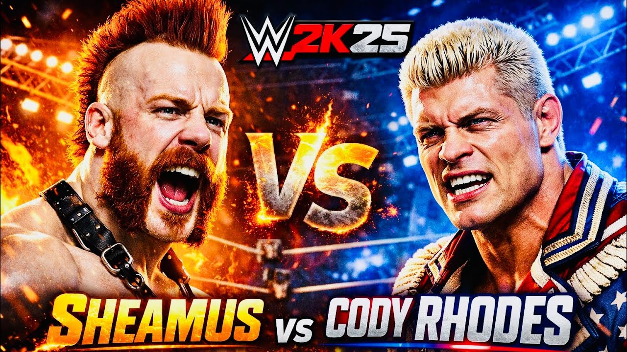 WWE2K25 | SHEAMUS 🆚 CODY RHODES😱 | STEEL CAGE |