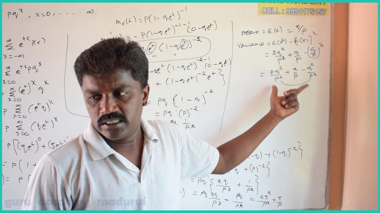 Geometric Distribution for probability and Queueing Theory, Random Process and statistics