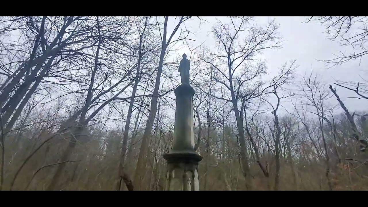 Vale Cemetery - DeGraff St to Revolutionary War Mausoleum and Upper Level April 17 2022