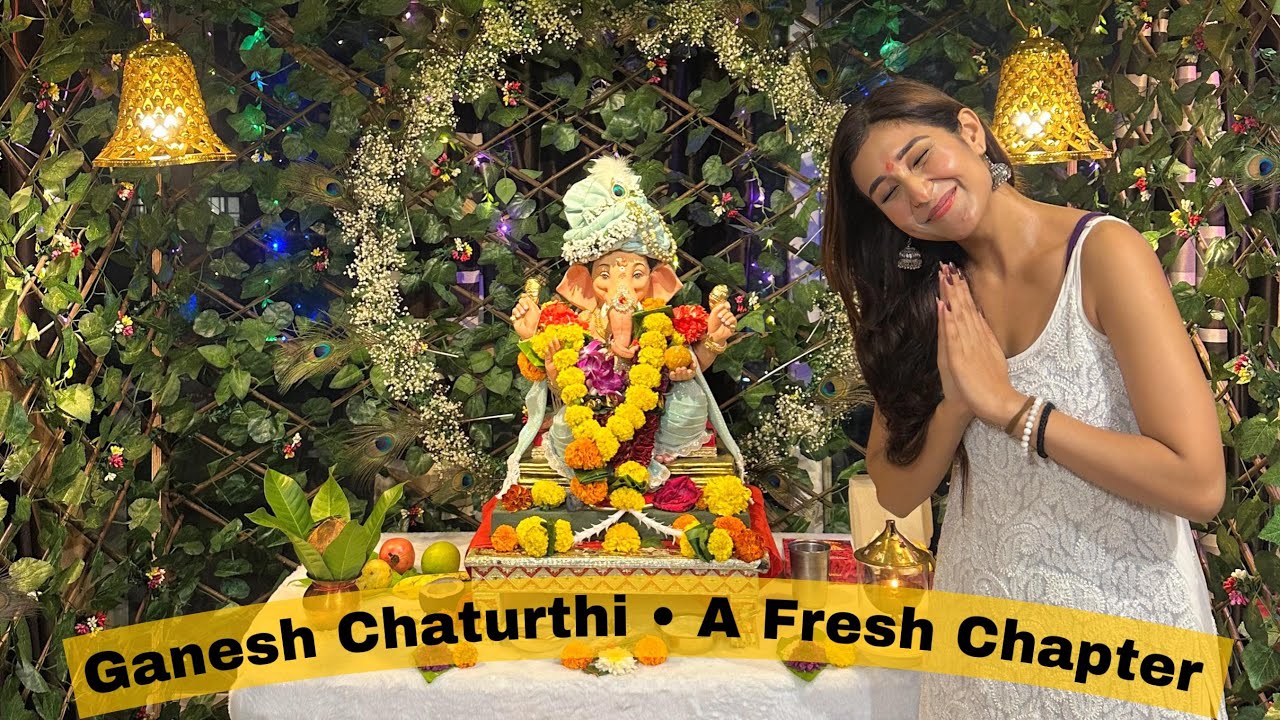 Finally Your Yassu is vlogging | First Vlog | Fresh Start with Ganesh Chaturthi          