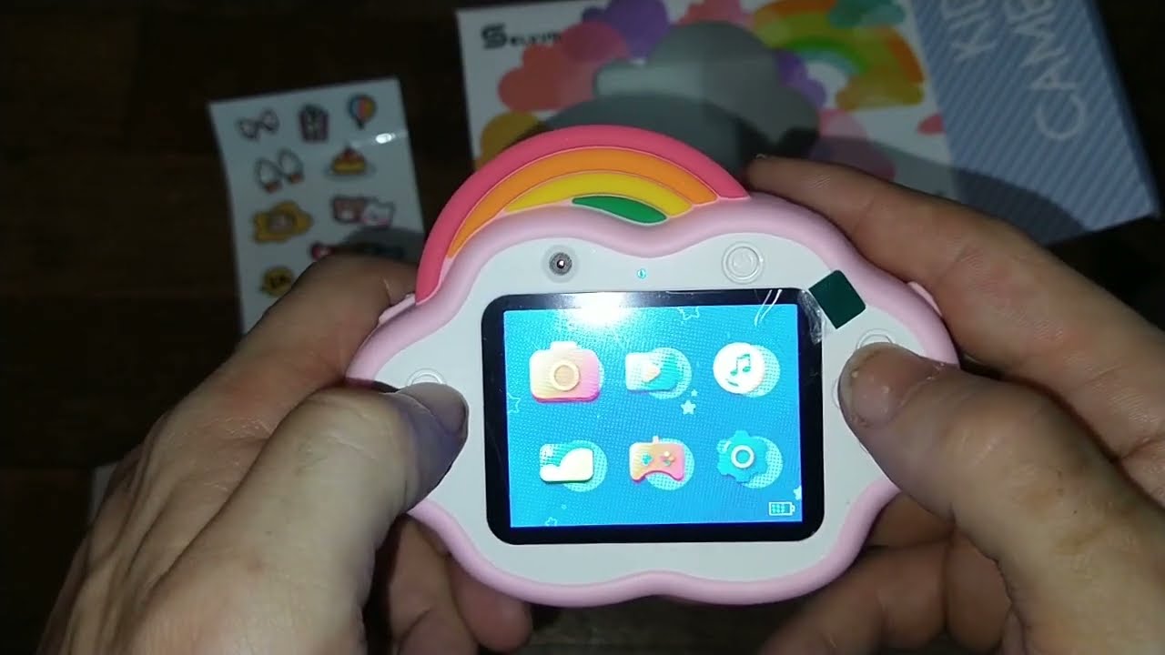 Selvim Kids camera. Fun for younger ages and has mini games of tetris and snake and more..