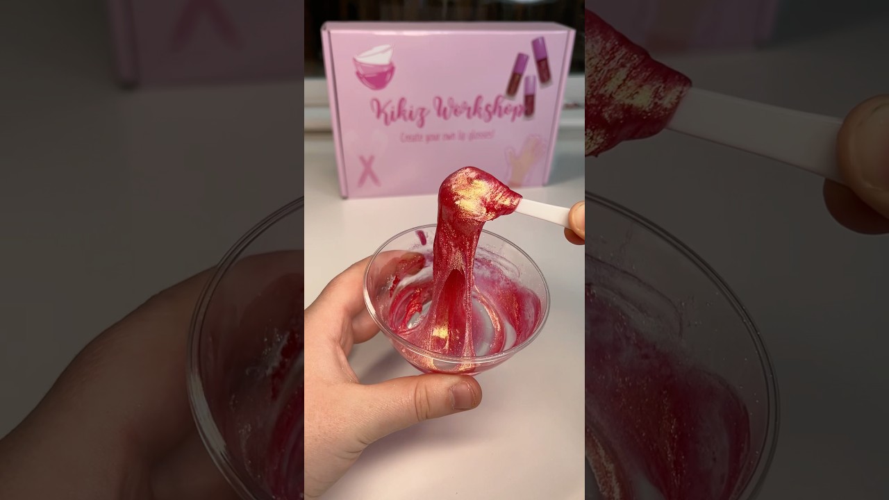 DIY LIP GLOSS KIT?! 😱💄💋 #kikizcosmeticz