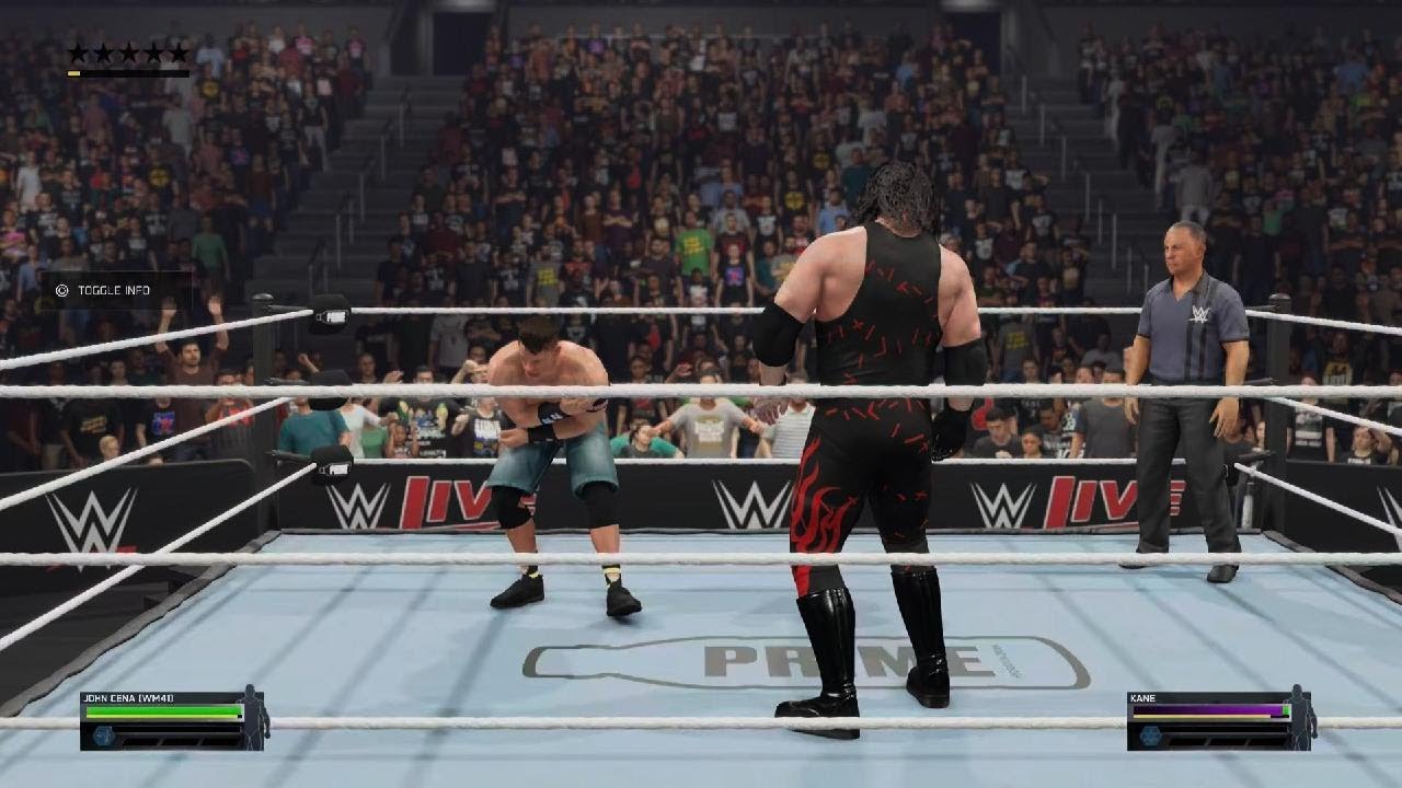 WWE 2K25_WWE LIVE: John Cena v Kane