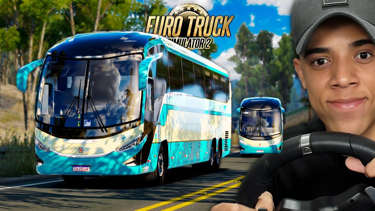 VIAGEM EM DUPLA COM ÔNIBUS DA VIAÇÃO SANTAFÉ! - EURO TRUCK SIMULATOR 2