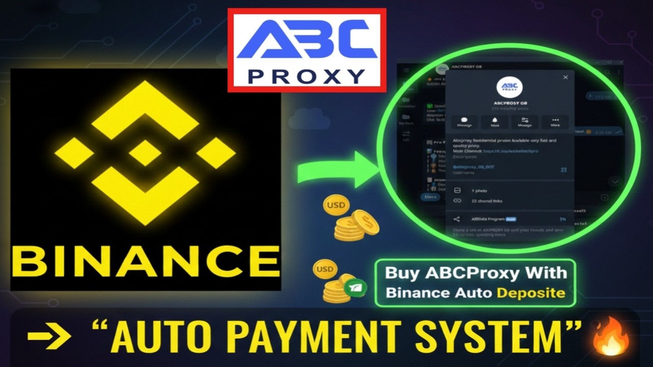 ABCProxy Bot Binance Auto Payment System Setup