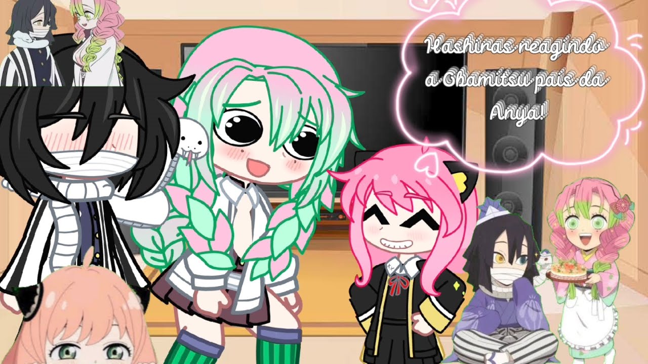 //•Hashiras reagindo a Obamitsu pais da Anya!! ||🐍Obamitsu 🍡|| ||All partes||