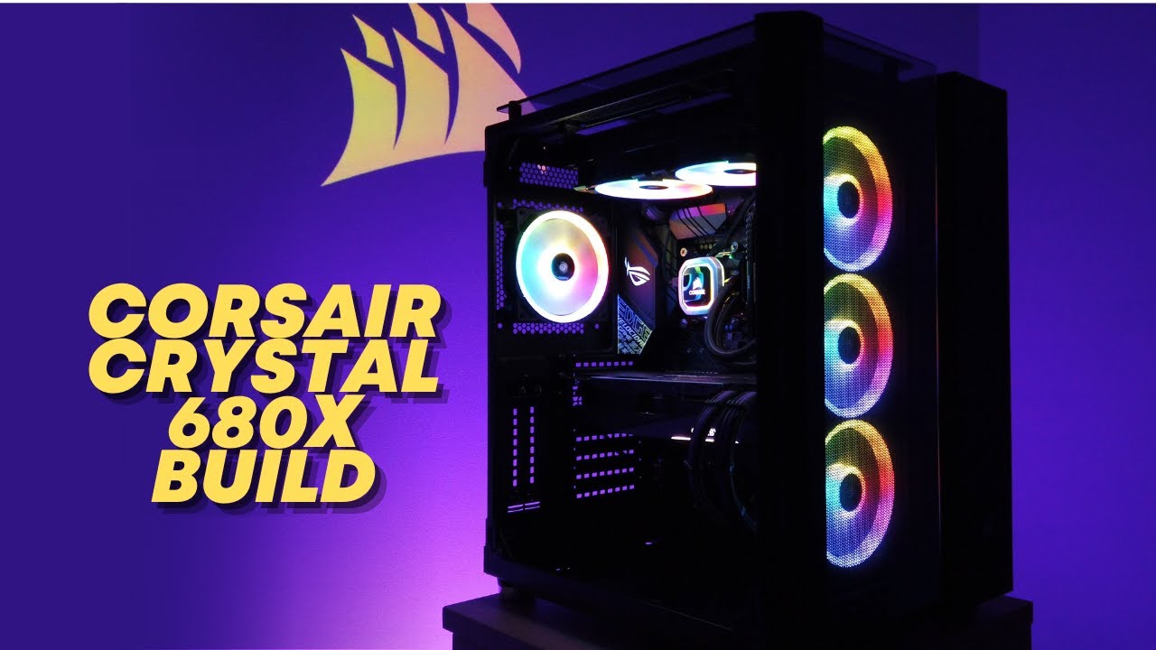 Corsair 680X Crystal PC build | RTX 3080