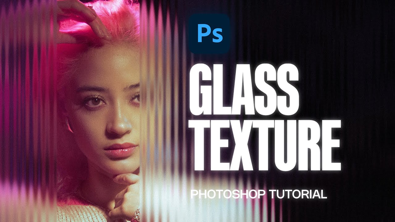 Как создать эффект текстуры стекла в Adobe Photoshop