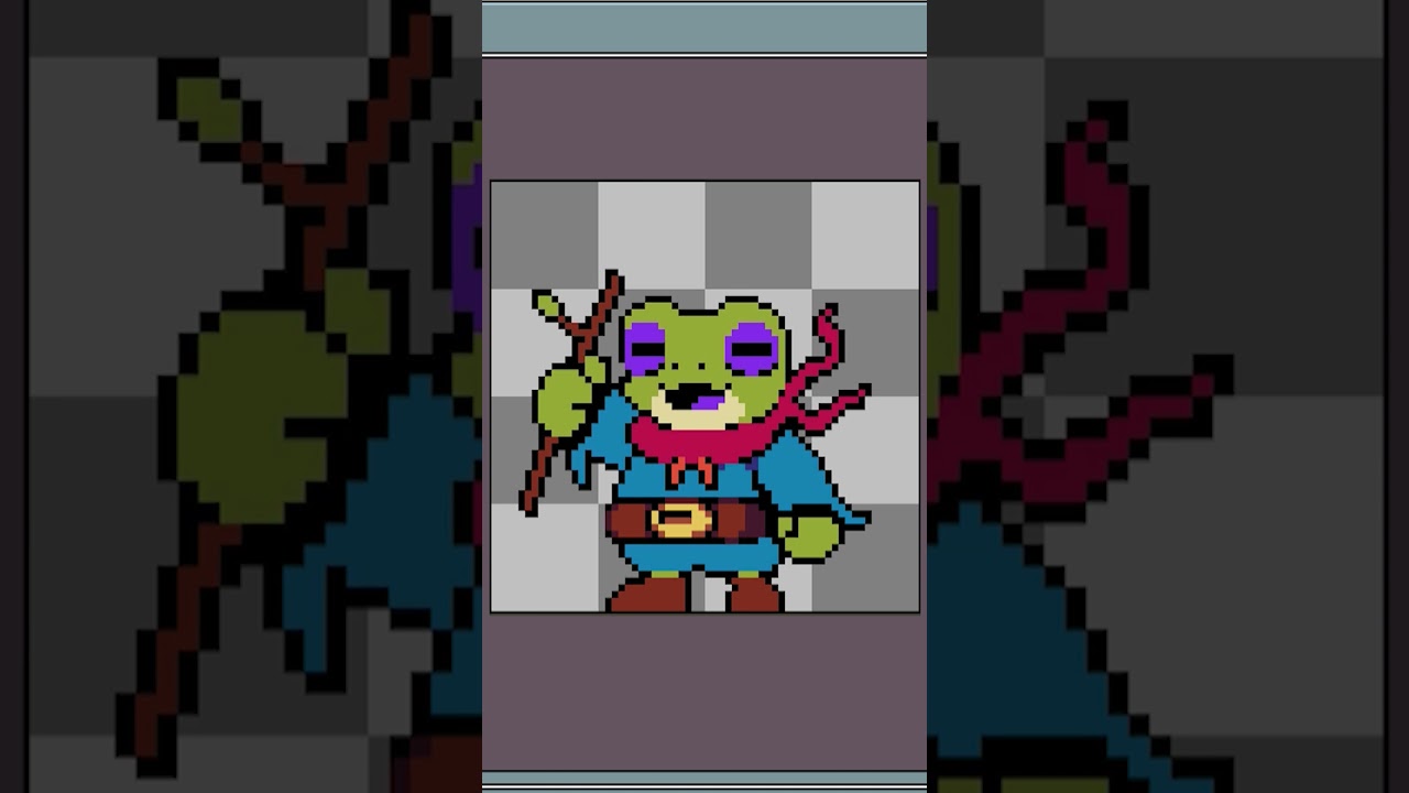 Mago Sapo 🐸 #timelapse #shorts #pixelart #pixelartist #art #pixel_art