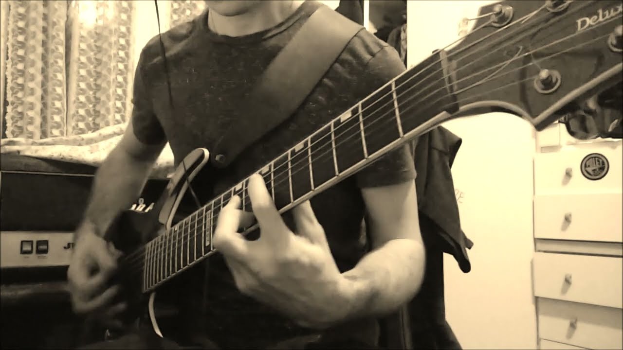 Sybreed - Lucifer Effect (GUITAR COVER.... BUT FASTER, IN B)