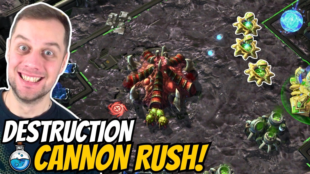 Cannon Rush destroys the ladder! | Cannon Rush in Grandmaster #288 StarCraft 2