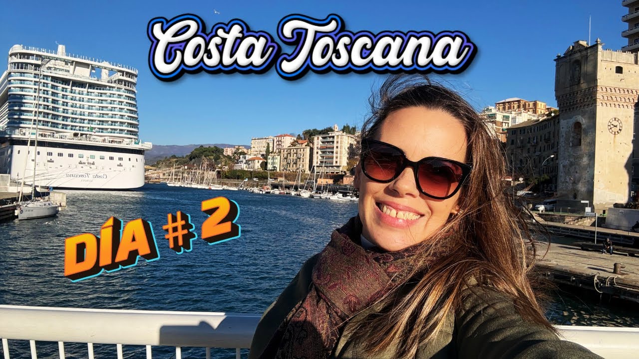 Así se vive el DÍA 2 a bordo del crucero Costa Toscana I Comidas y diversión