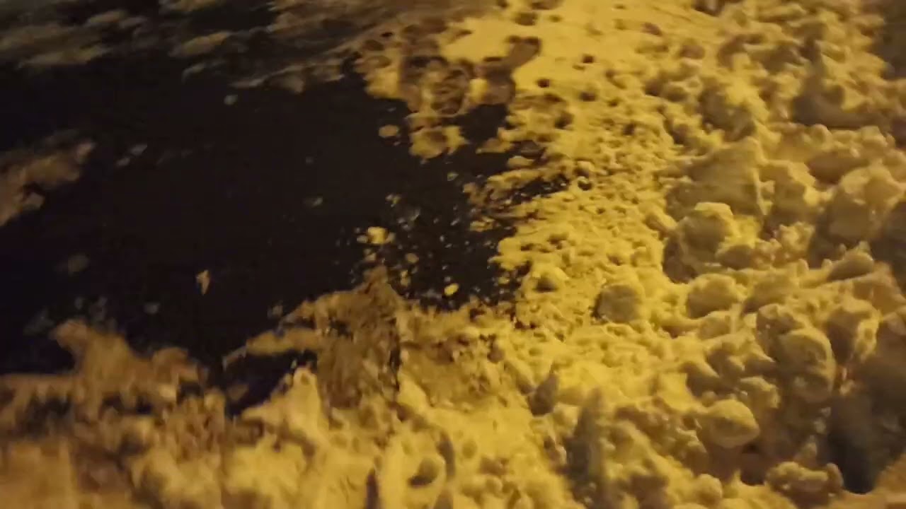 Herzlich willkommen zu einer Schnee Doku am Abend in Grimma  am 4.2.2026  🌨️🌨️💧 