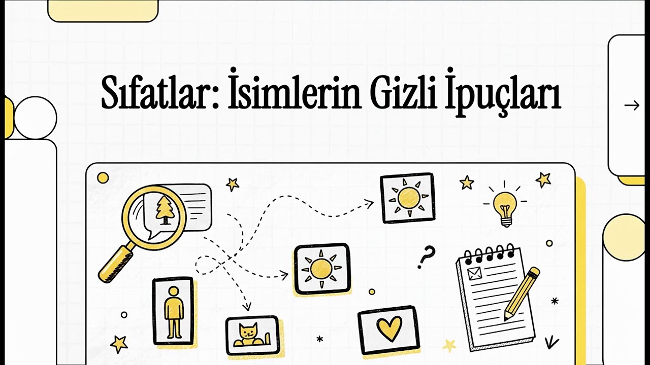 5.Sınıf İsmi Niteleyen ve Belirten S&ouml;zc&uuml;kler Konu Anlatımı