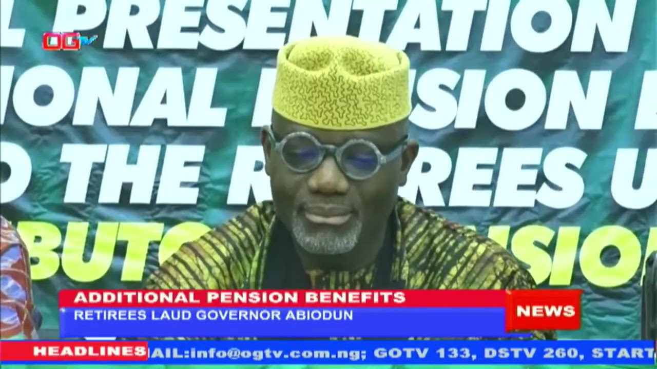 GOV. ABIODUN PRESENTS CHEQUES TO 111 ADDITIONAL PENSION BENEFICIARIES