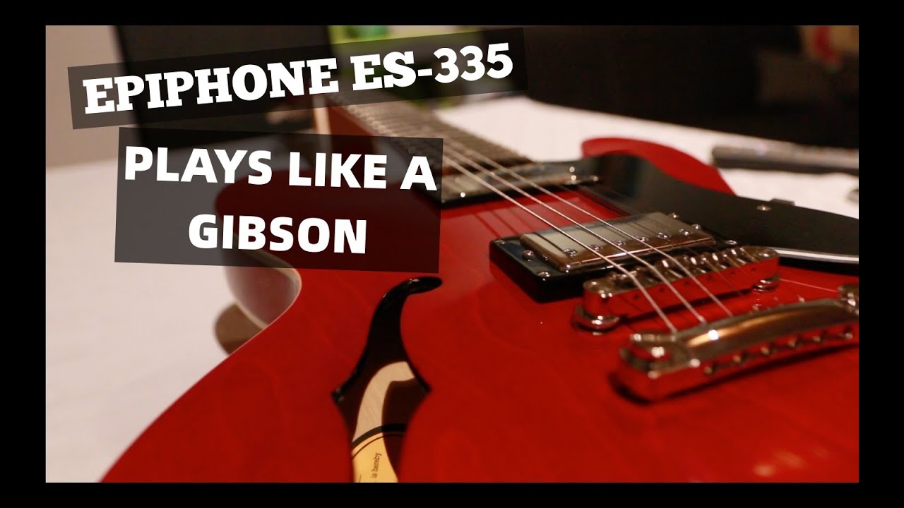 Epiphone ES-335 dot - fret dress and setup