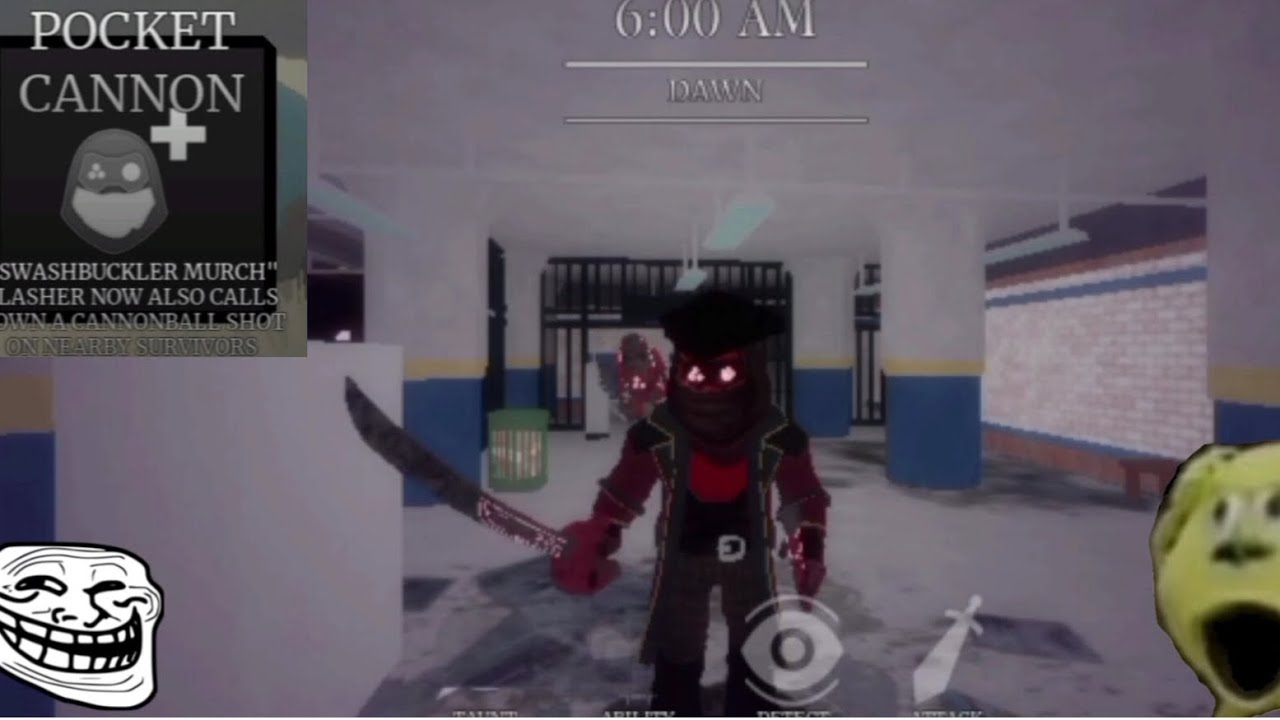 [pocket cannon with swashbuckler murch] gameplay (survive the night Roblox)